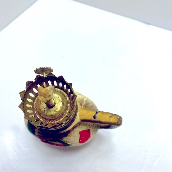 Vintage western/ southwestern red & tan style oil lamp - Thunderbird with arrows - Picture 3 of 9